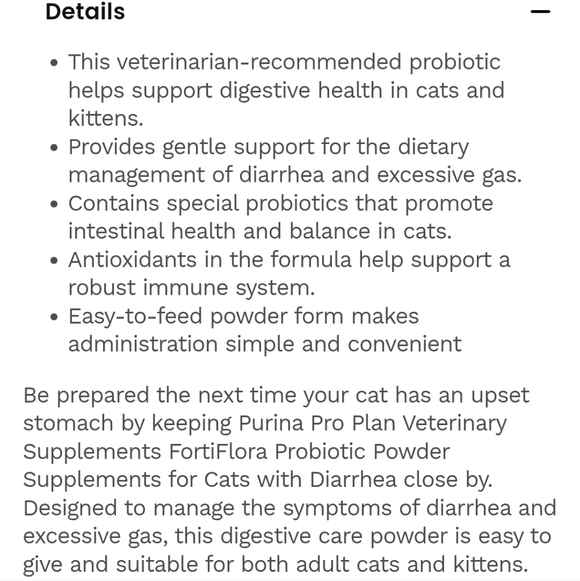 Purina Pro Plan FortiFlora Cat Supplement - Picture 7 of 10